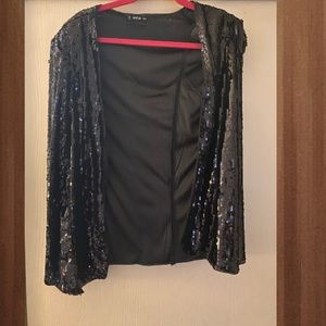 Sequin blazer, SHEIN